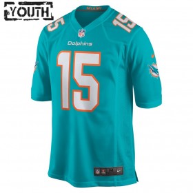 Lasten Miami Dolphins NFL Pelipaita Jaelan Phillips 15 Nike Aqua 2021 NFL Draft
